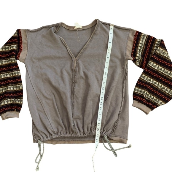 Mystree Distressed Laugenlook Boho Sweater Women’s M Casual Colorful Knit Cozy - Picture 11 of 12